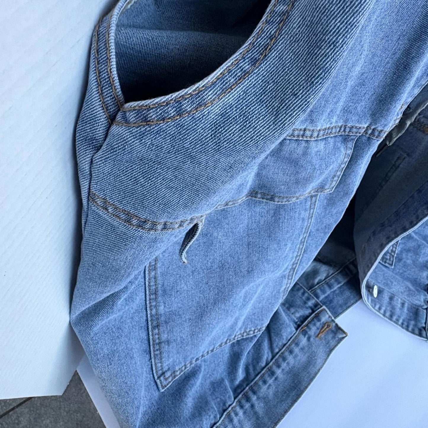 Gray Denim Women's Vest
