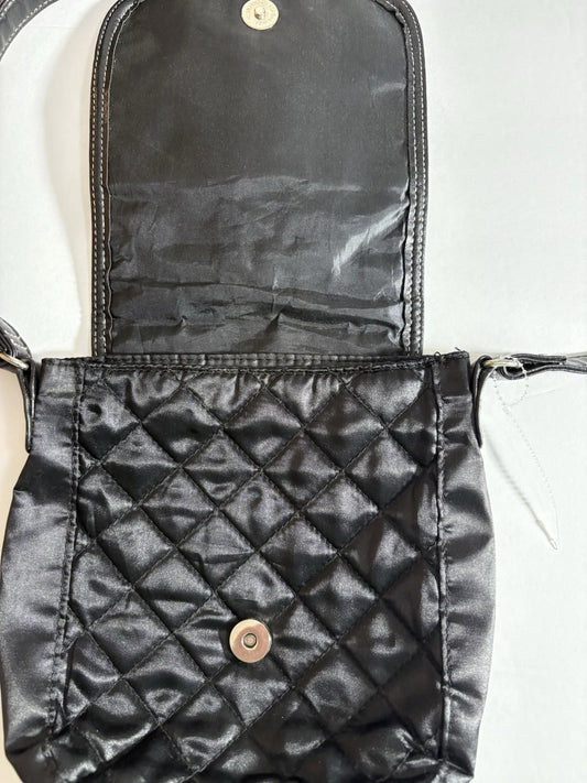 Little Earth Productions Purdue Boilermakers Quilted Black Shoulder Bag One Size