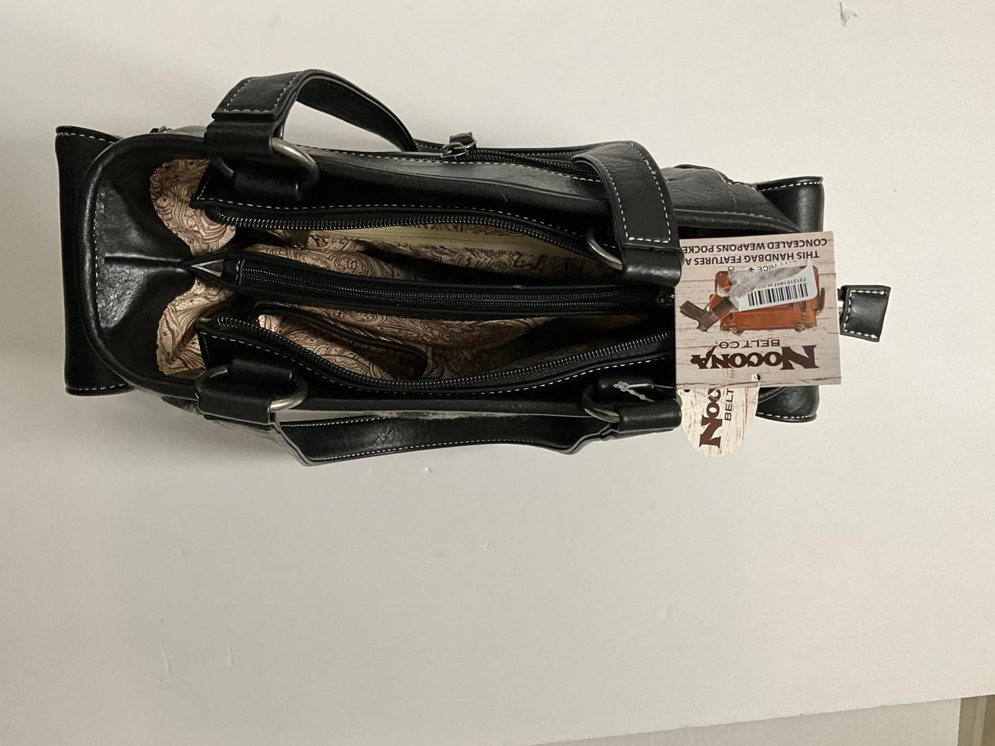 Nocona Southwestern Tapestry Bag Aztec Western Purse Concealed Carry Pocket NWT