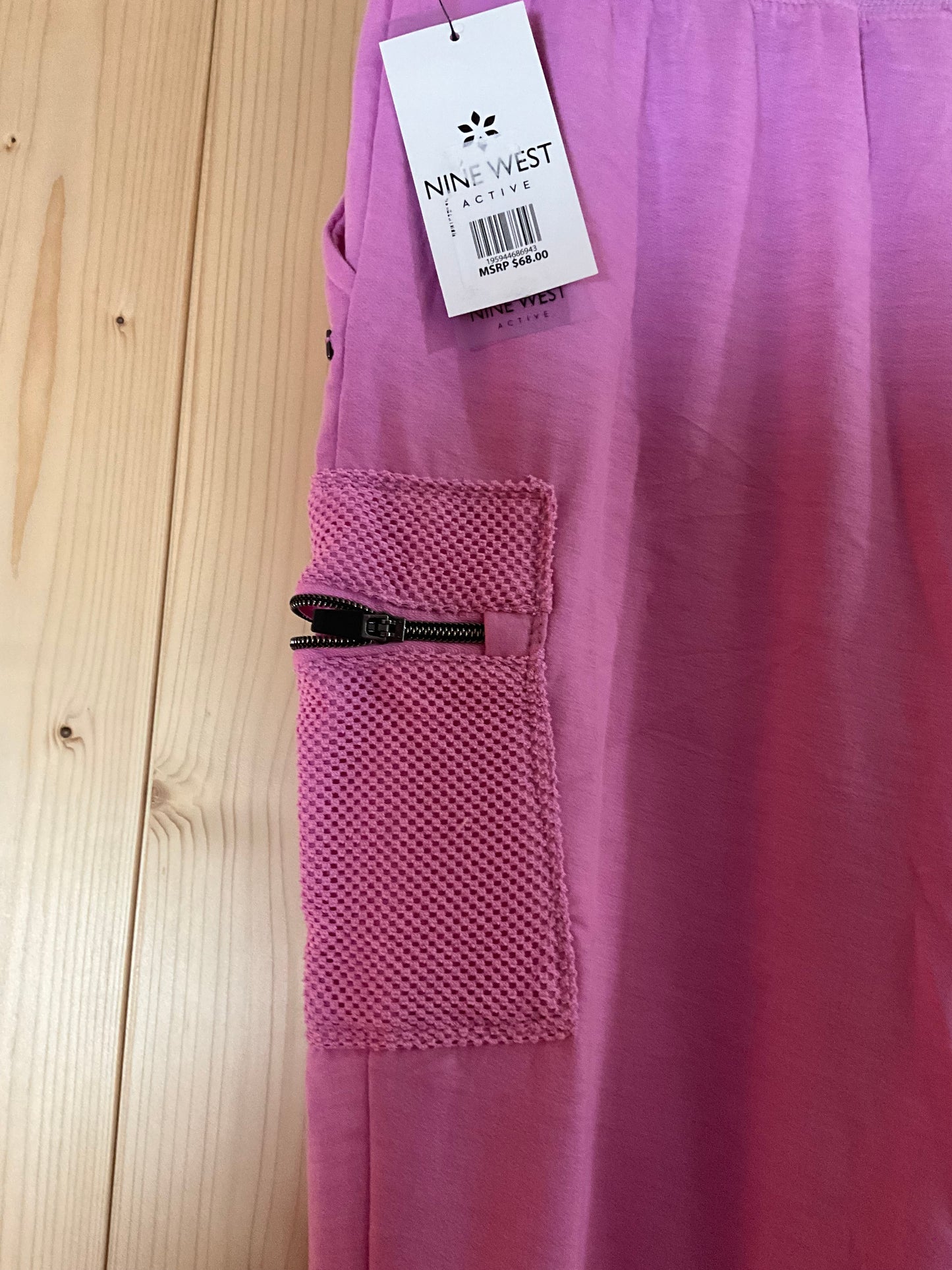 NWT Nine West XL bright pink jogger