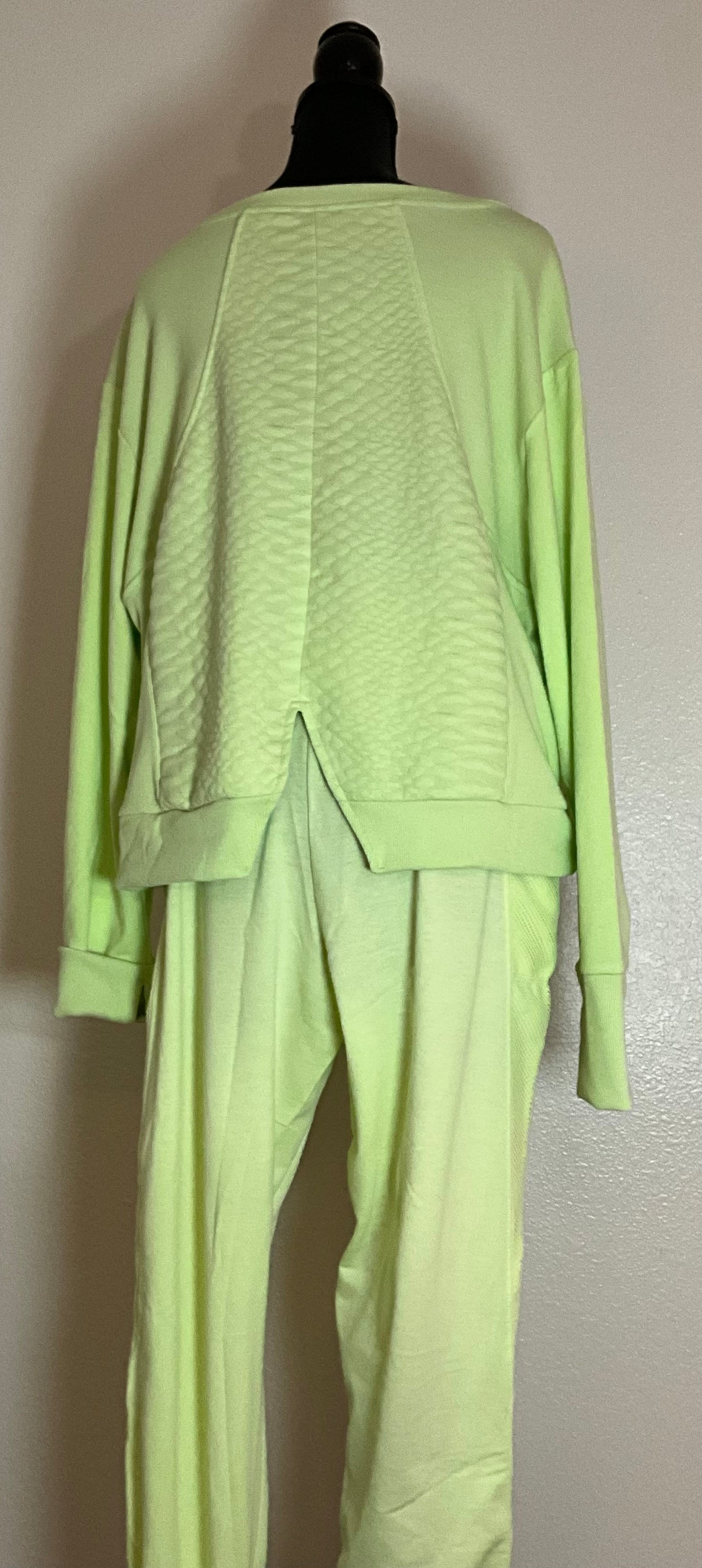 NWT lime green Nine West jogger and sweatshirt sold separately