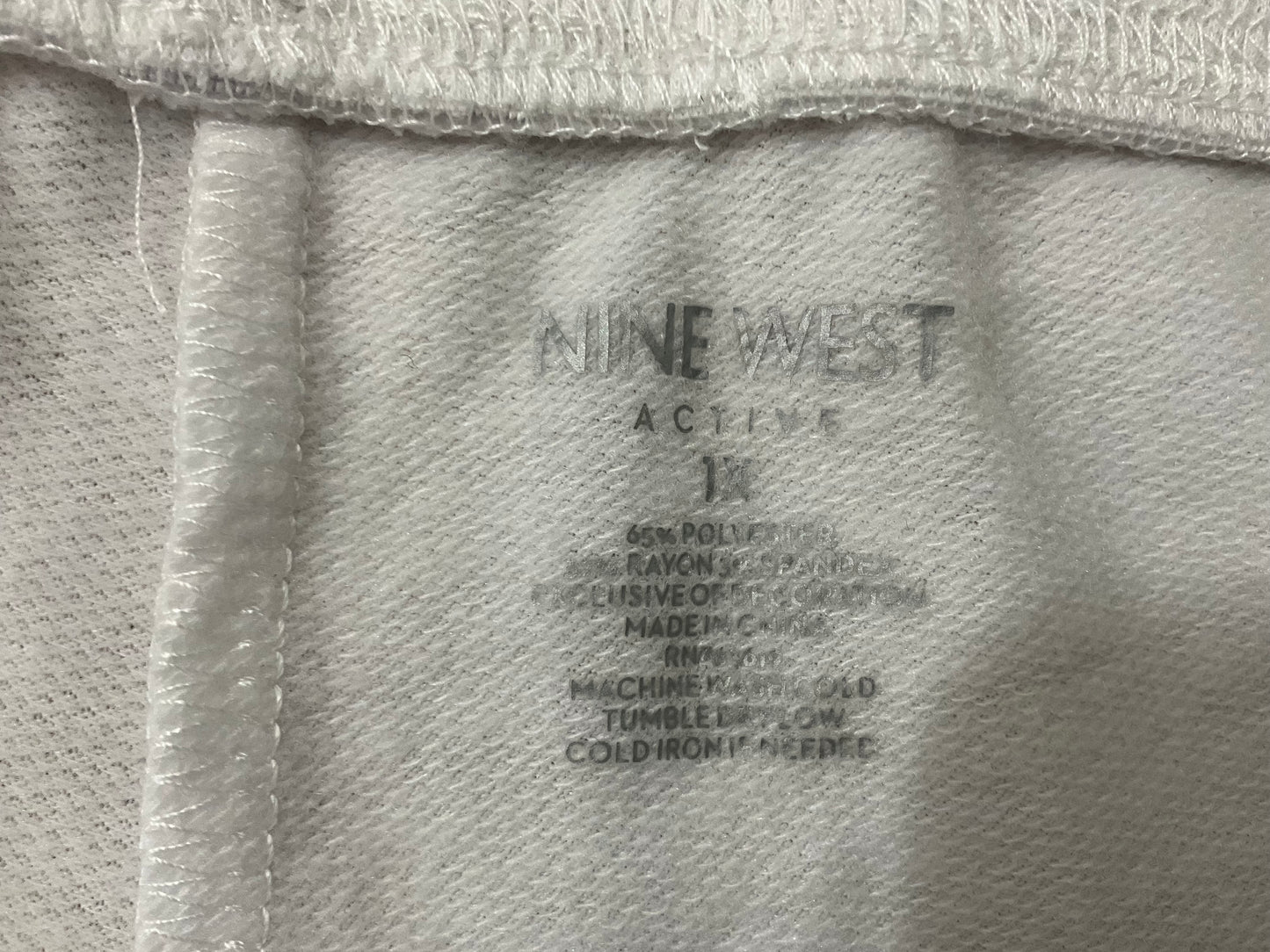 NWT Nine West XL white jogger