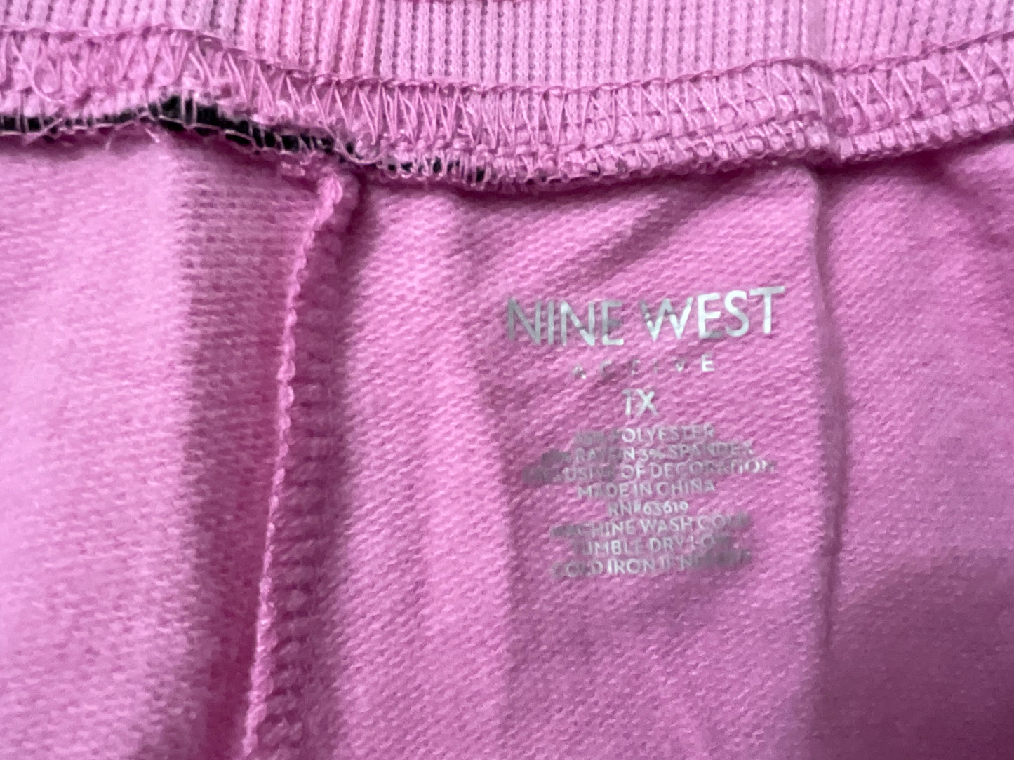 NWT Nine West XL bright pink jogger