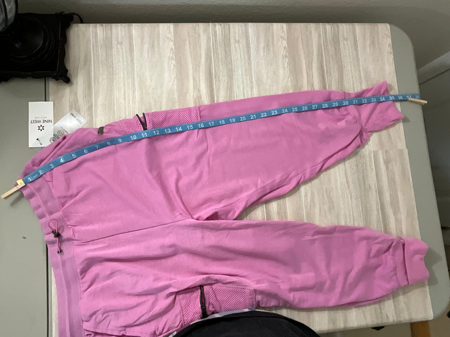 NWT Nine West XL bright pink jogger