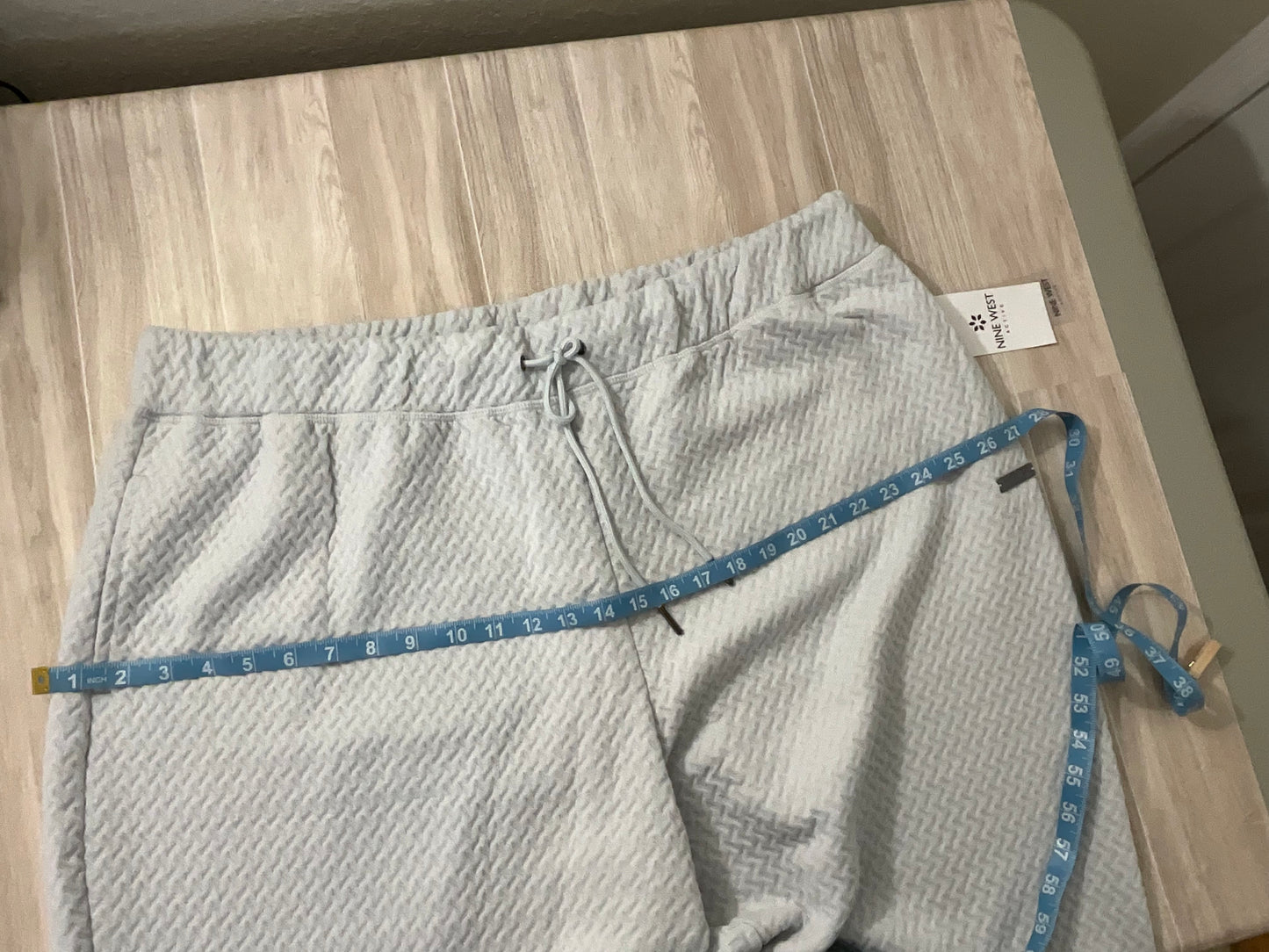 NWT nine west light grey Leisure pant joggers
