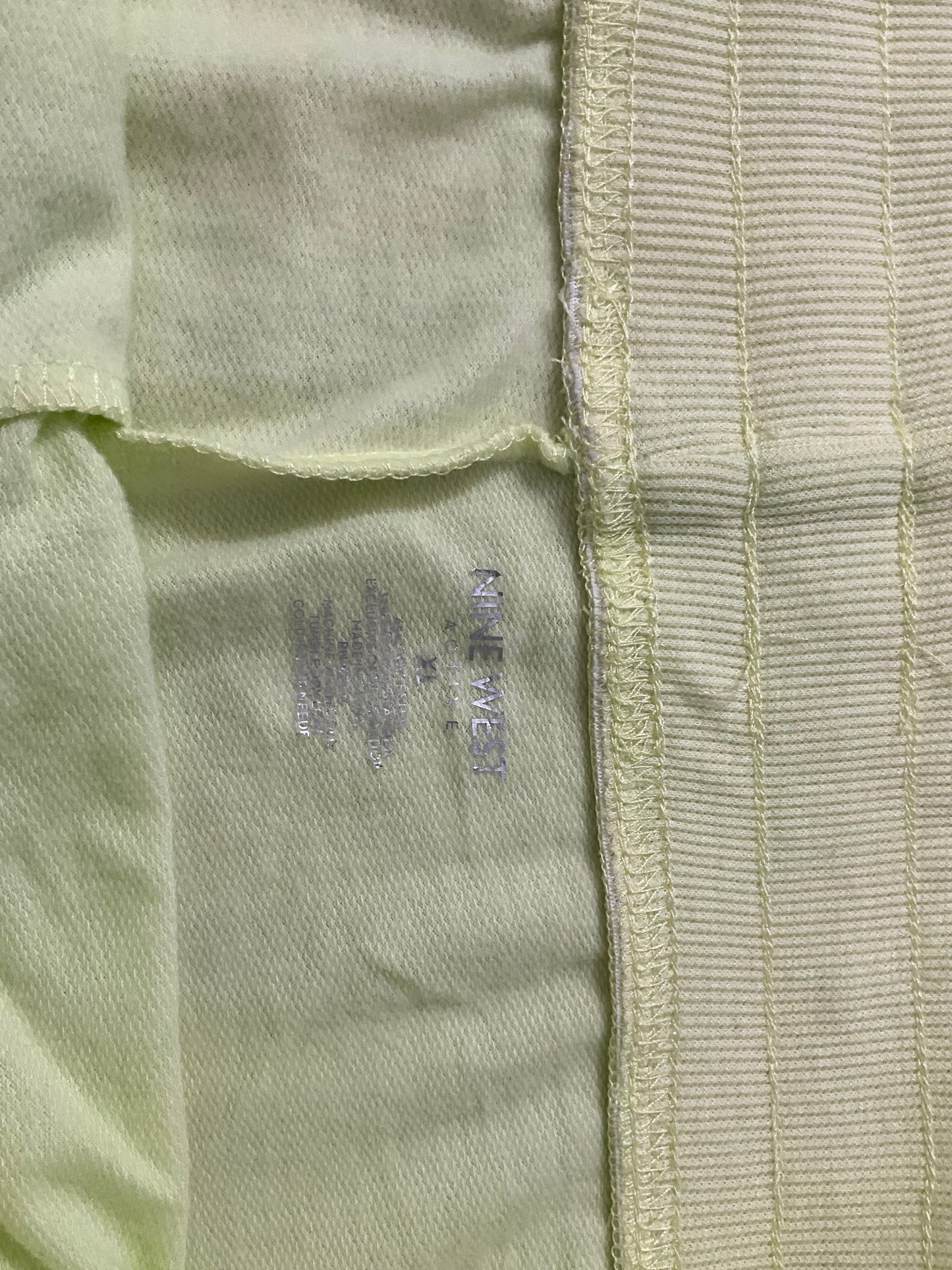 NWT lime green Nine West jogger and sweatshirt sold separately