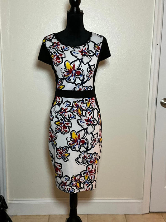 Fashion To Figure Floral Bodycon Sheath Dress Plus Size 14 16 Multicolor