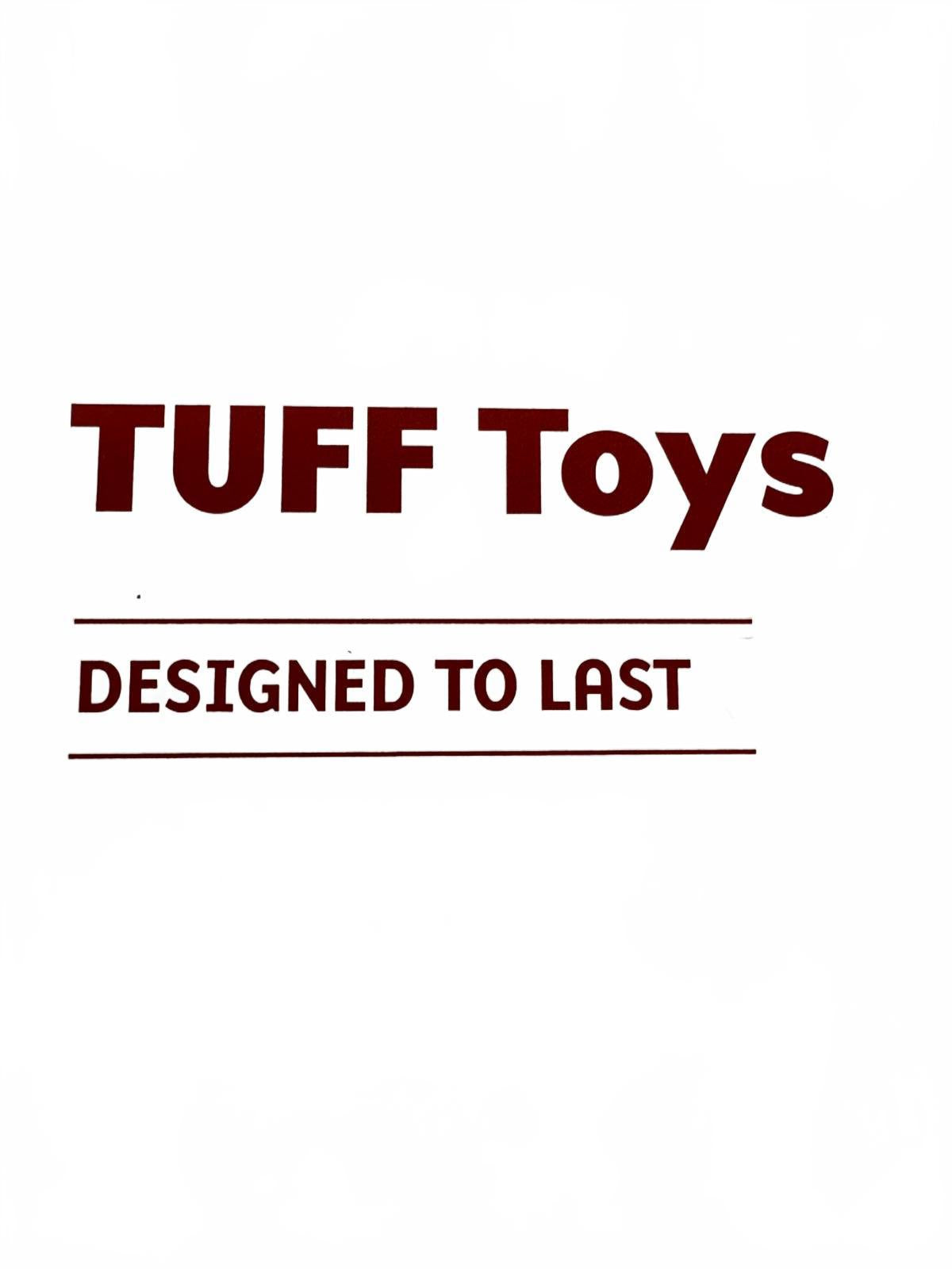 TUFF Toys Pink Corduroy Heart Plush Squeaky Dog Toy