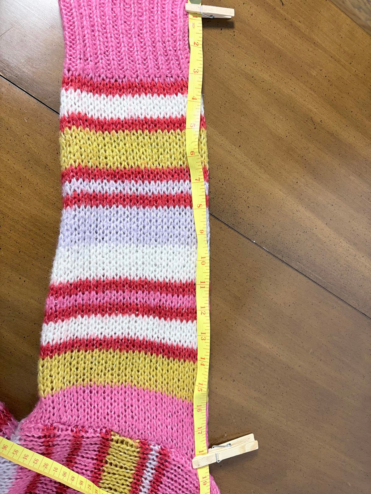 Coco and Jaimeson Colorful and Soft Striped Knit Sweater/Women’s size L