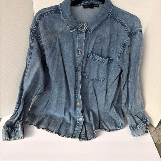 Jane and Delancey Blue Denim Shirt