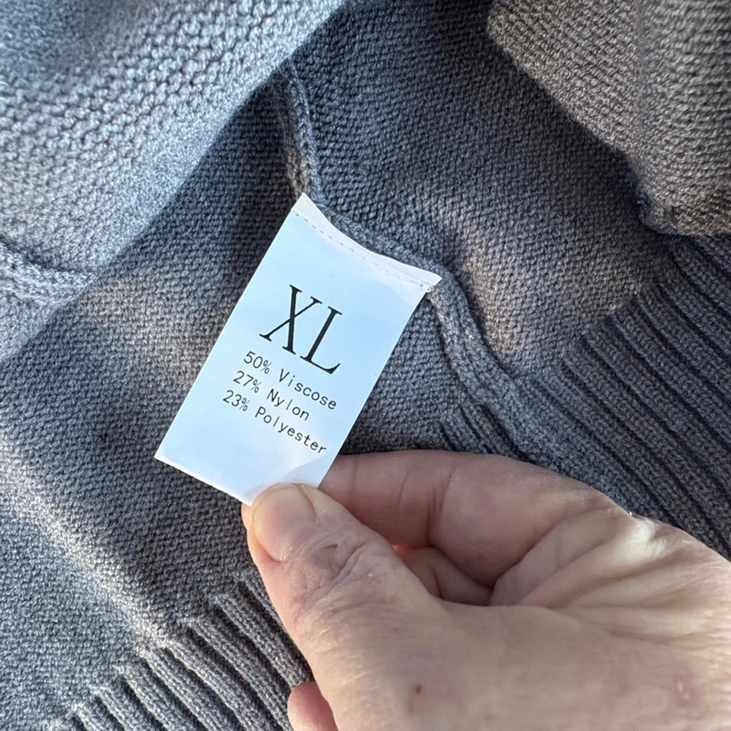 Gray Sleeveless V-Neck Sweater Vest